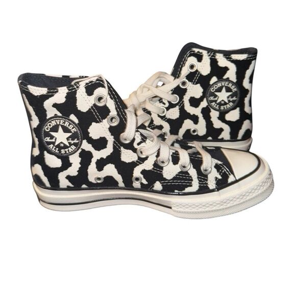 Converse Shoes - New Women CONVERSE Chuck 70 HI Leopard Remix Black A12350C Size 6